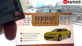 Şeffaf Kartvizit Örneği