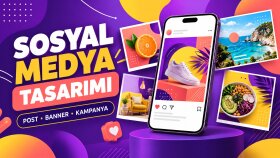 sosyal medya post ve banner tasarımları yaparım