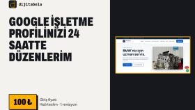 Google İşletme Profilinizi 24 saatte düzenlerim