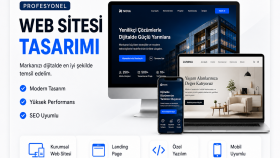markanıza özel profesyonel web sitesi tasarlarım