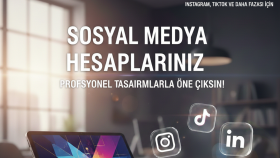 sosyal medya için, dikkat çekici tasarımlar yaparım