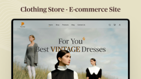 Clothing Store - E-commerce Site