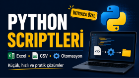 ihtiyacınıza özel Python scriptleri yazarım