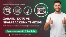 zararlı spam backlinklerinizi tespit eder ve temizlerim