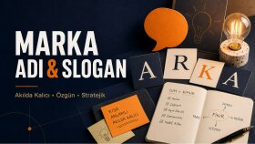 markanız için yaratıcı isim ve slogan önerileri hazırlarım