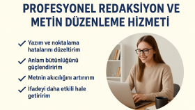 yazılarınızı profesyonelce düzenlerim