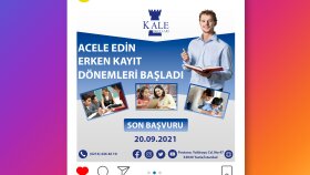 Kale Okulları Sosyal Medya Tasarımı