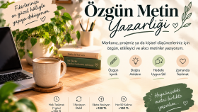 özgün ve etkileyici metinler yazıyorum