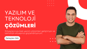 yazılım ihtiyaçlarınıza özel çözümler sunarım