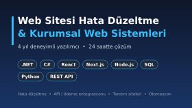 Kurumsal Web Sistemleri: .NET, React ve SQL