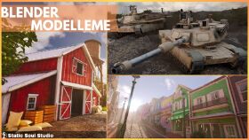 Blender ile 3d modelleme yaparım
