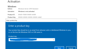 Windows server lisanslama işlemini başarılı şekilde yaptık.
