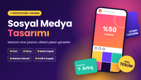sosyal medya tasarımlarınız konusunda harika işler çıkarırım