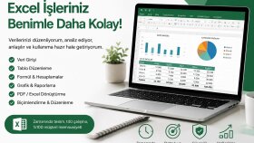 Excel dosyalarınızı düzenlerim
