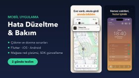 mobil uygulamanızdaki hataları hızlıca düzeltirim