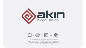 Akın Wood Design Logo