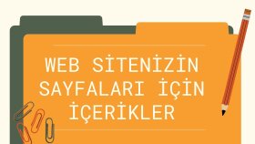 web siteniz için içerik üretebilirim