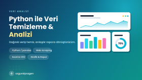 Python ile verileri temizler analiz eder ve raporlarım