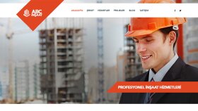 Abc İnşaat - Web Sitesi Çalışması