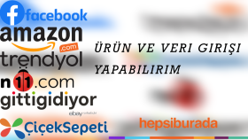ürün veri girişi yapabilirim