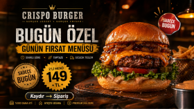 Crispo Burger - Günlük Kampanya Postu