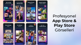 App Store & Play Store Ekran Tasarımları