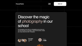 Focus.Frame - Responsive Web Arayüzü