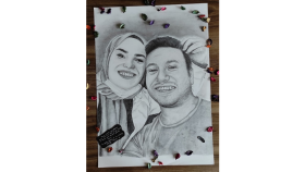 Karakalem Portre Çalışması