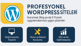 WordPress ile kurumsal web sitenizi anahtar teslim kurarım