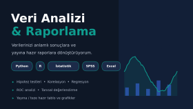 verilerinizi analiz eder ve yorumlarım