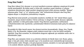 Feng Shui nedir?