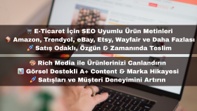 trafik arttıracak SEO e-ticaret metinlerinizi üretebilirim