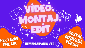 profesyonel şekilde videolarınızı kurguluyorum