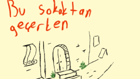 Dururken giden 