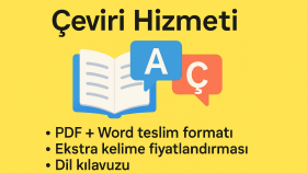 sizin için birebir çeviri yapabilirim