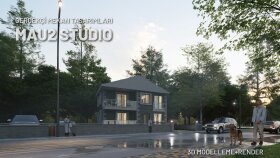 villa ve konut projeleri için 3D render hizmeti sunuyorum
