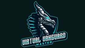 Virtual Vanguard - Gamer Logo Tasarımı