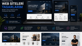firmanıza özgü web siteleri tasarlarım