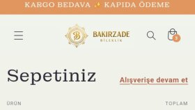 Bakır Takı İçin Shopify Sitesi