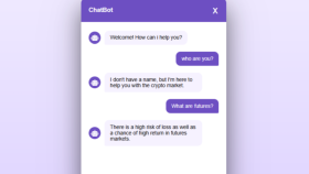 Crypto market chatbot