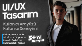 5 yıllık tecrübemle UI/UX tasarımları yapabilirim