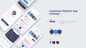 MyWork App UI Design