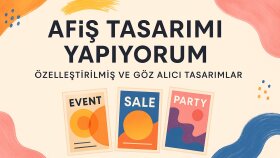 afiş tasarımı yapabilirim