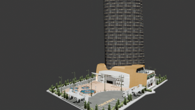 3d gameready shanghai tower 