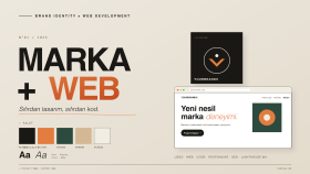 sıfırdan marka kimliği ve özel kodlu web sitesi tasarlarım