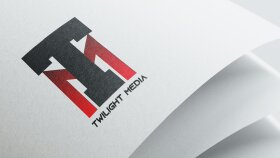 Twilight Media adına yaptığım minimalist logo.