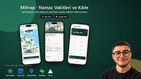 Mihrap - Namaz Vakitleri, Kıble Pusulası ve Cami Haritası