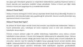 Stoksuz E-Ticaret Nedir? Seo Uyumlu Makale