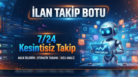 ikinci el sitelerinde 7/24 takip yapan bot hazırlıyorum