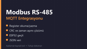 Modbus RS-485 cihazlarınızı MQTT'ye bağlarım